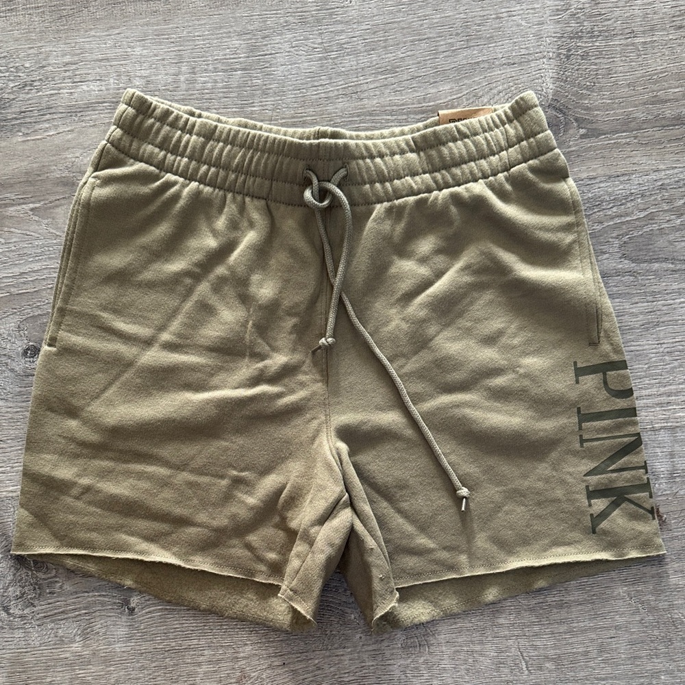 PINK Victoria's Secret Men's Olive Shorts